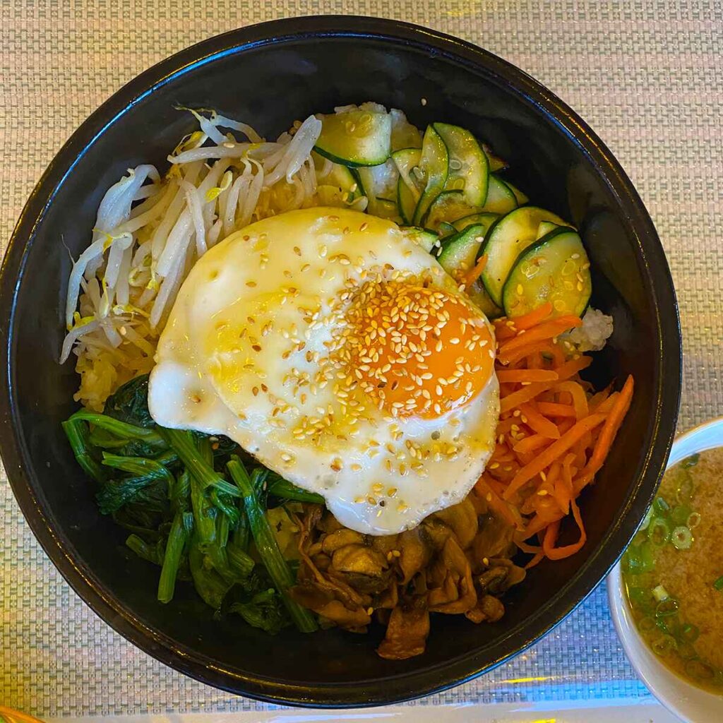 A bowl of Bibimbap in Kings Heath