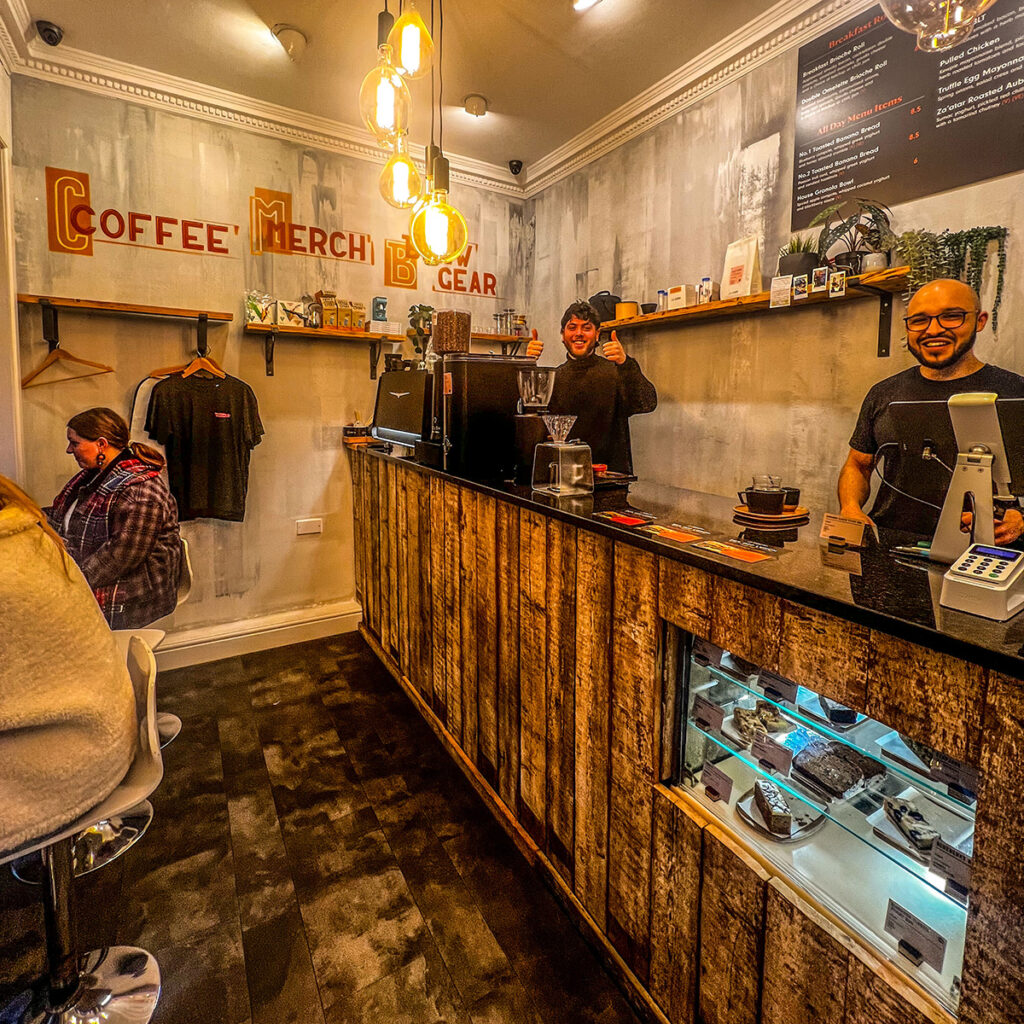 The Coffee Bar counter