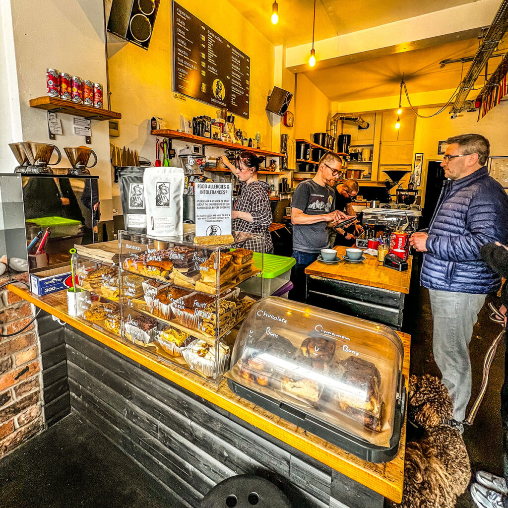 The counter at Under Pressure in Sutton Coldfield