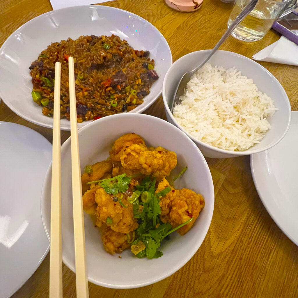 Fried chicken and chilli oil at Yikouchi, Best Restaurants in Stirchley Birmingham