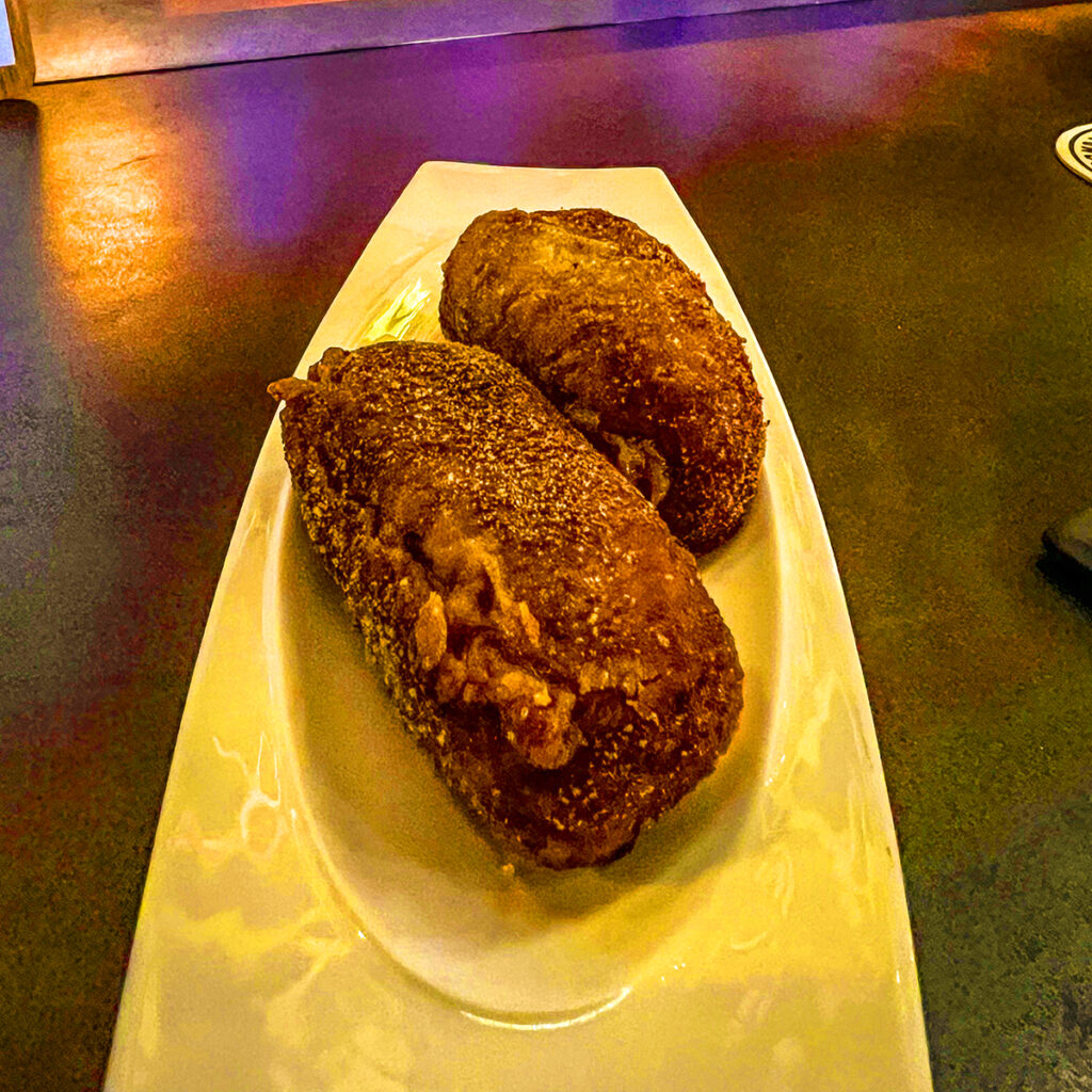 Barcelona Bars and Restaurants: 
Honey and ham croquettas at Biercab