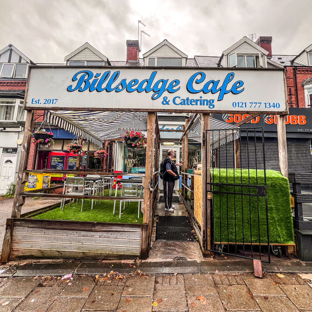 The outside of Billsedge Cafe.

