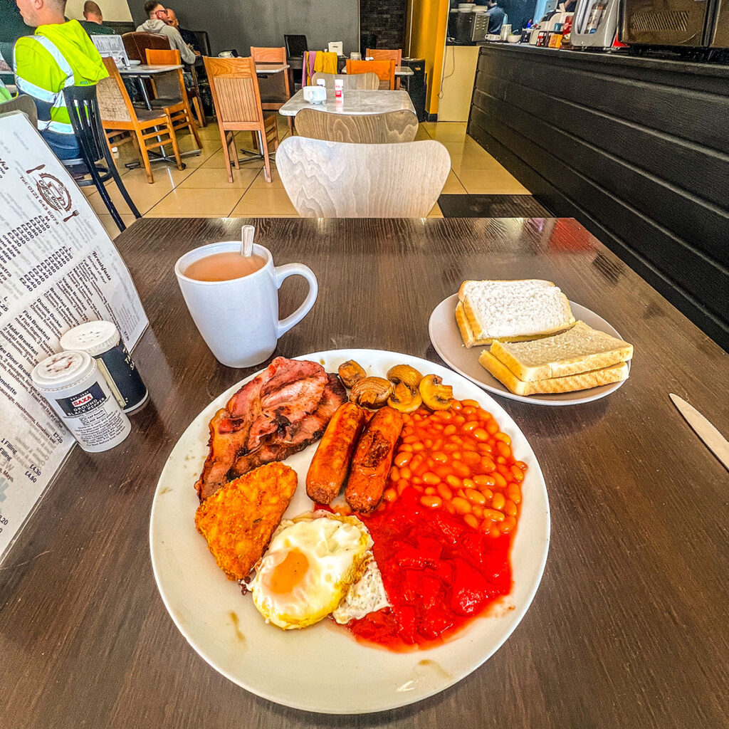 A full English at Coffee Diner.

