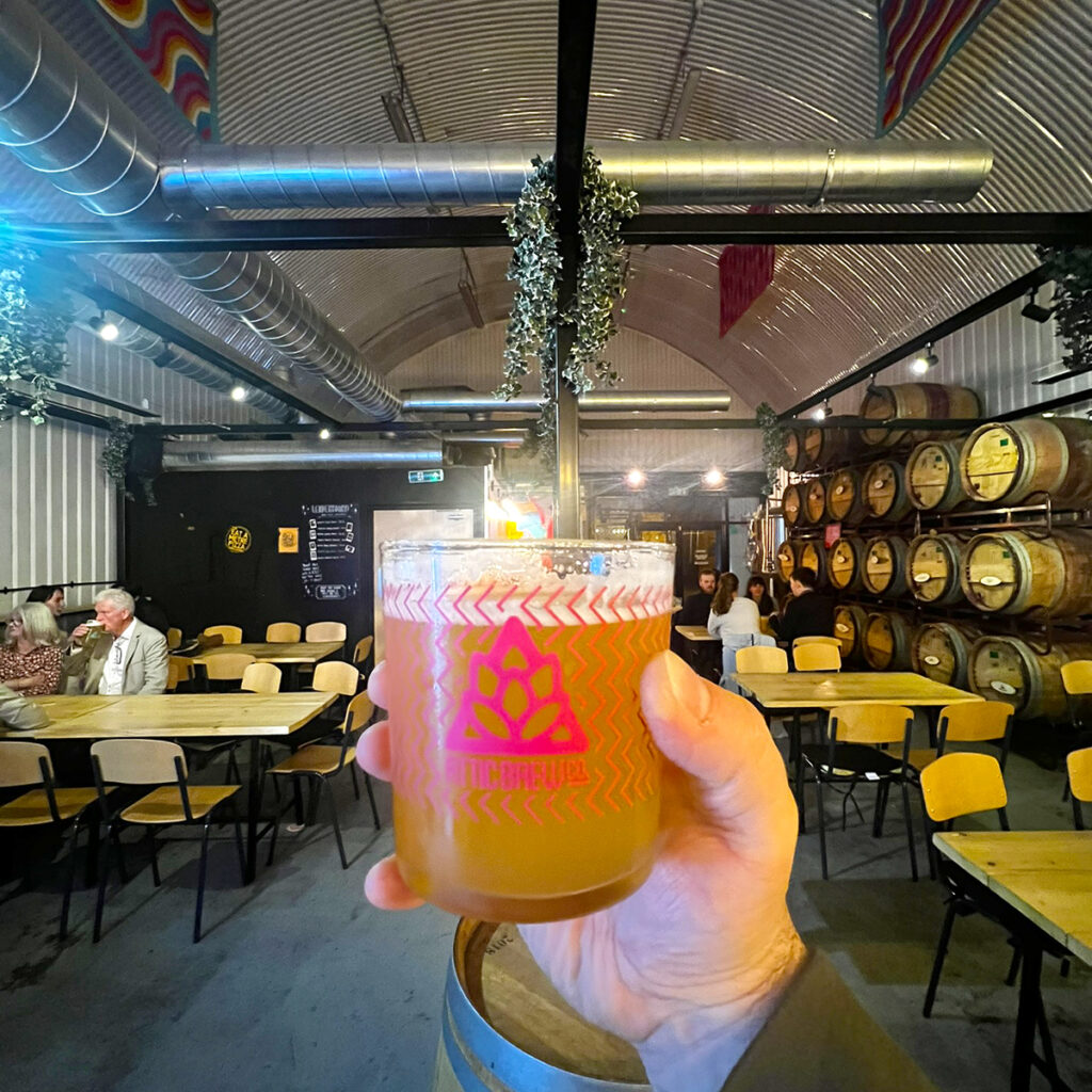 A beer in the Barrel Store