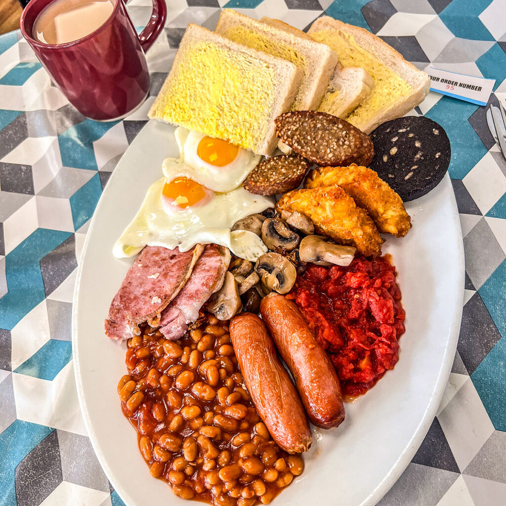 A fry up at Tyseley Corner Cafe