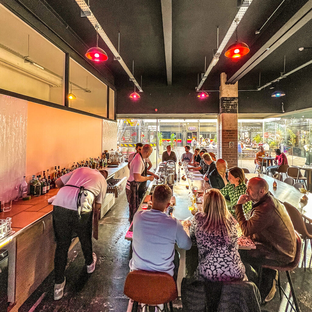 The kitchen style counter at Passing Fancies