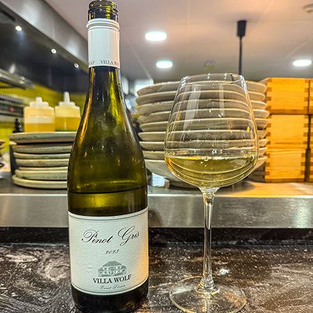 White wine at Skosh, York.