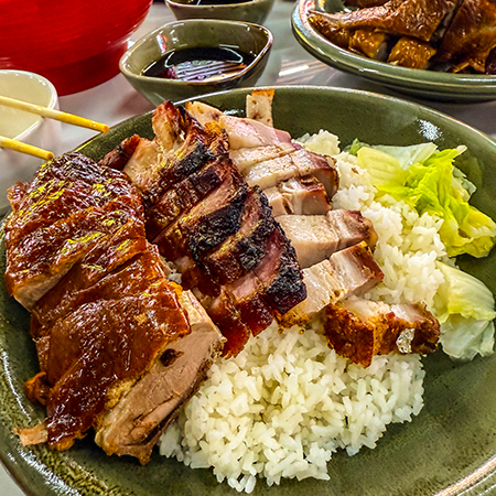 3 roast meats and rice